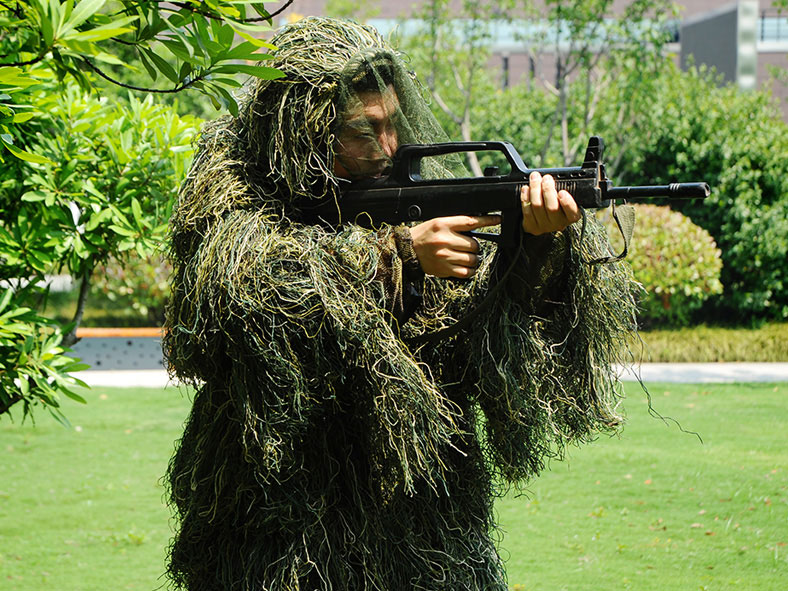 叢林毛絲兩件套偽裝服 叢林毛絲兩件套偽裝服