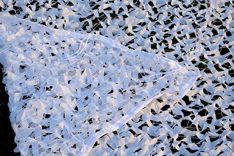 白色純色偽裝網